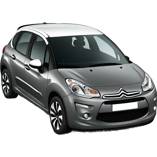 Citroën c3 grijs  emoji