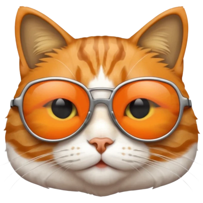 Cat wearing sunglasses emoji