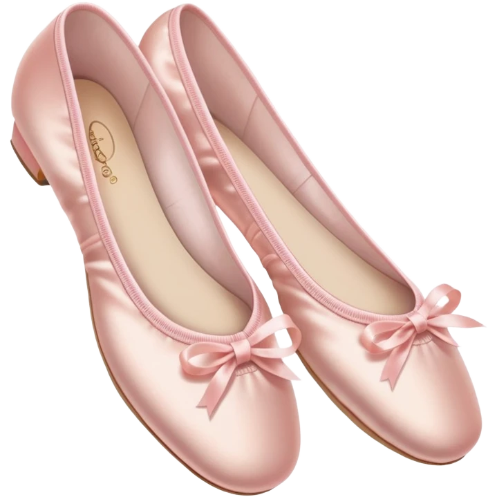 Pale pink ballet shoes emoji
