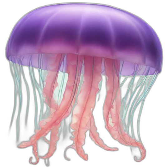 Back flipping jellyfish emoji