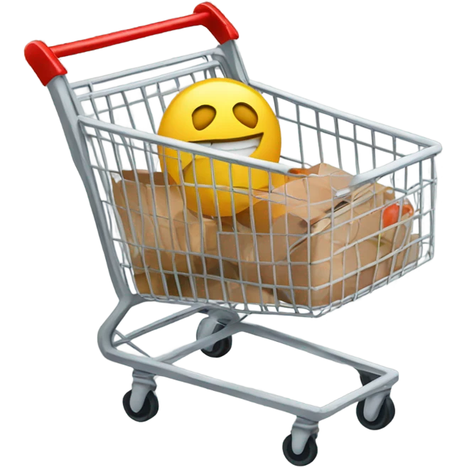 empty Grocery cart emoji