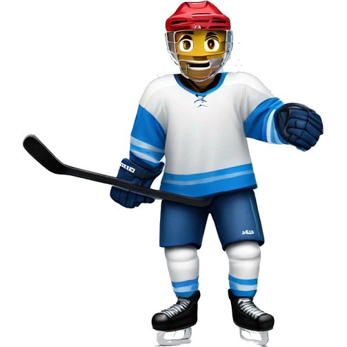 Ice hockey emoji