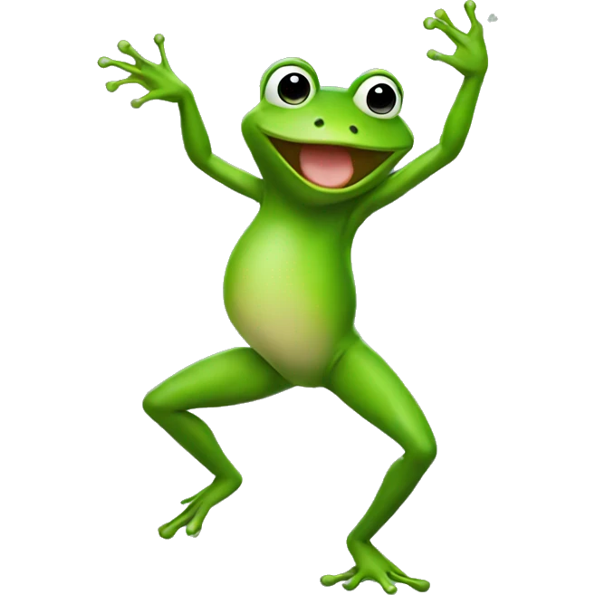 dancing frog emoji