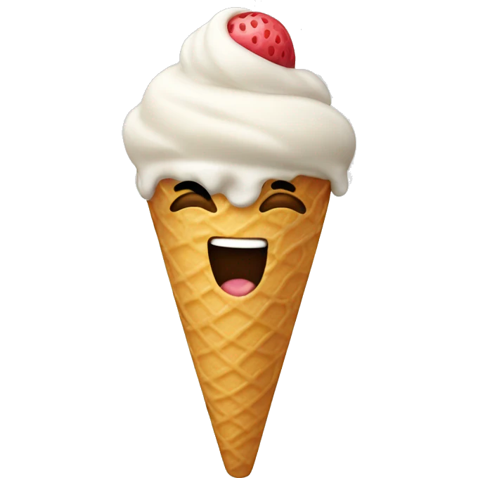 Ice cream emoji