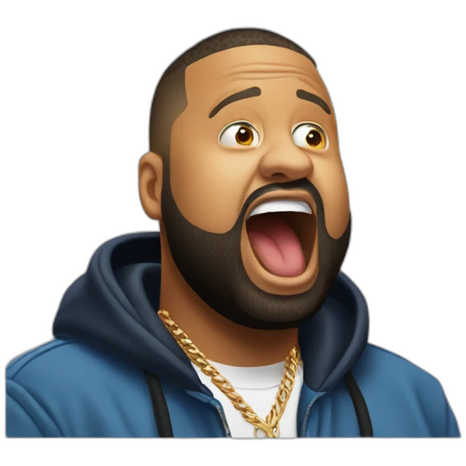 dj khaled shouting emoji