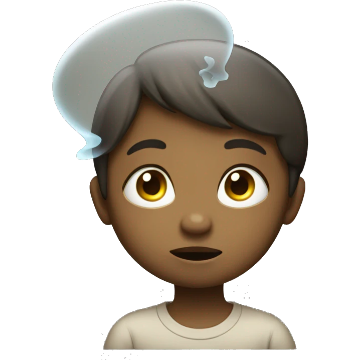 child with spech bubble  emoji