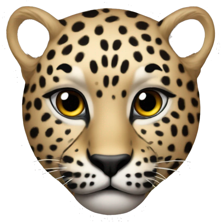 Leoparlı kalp emoji