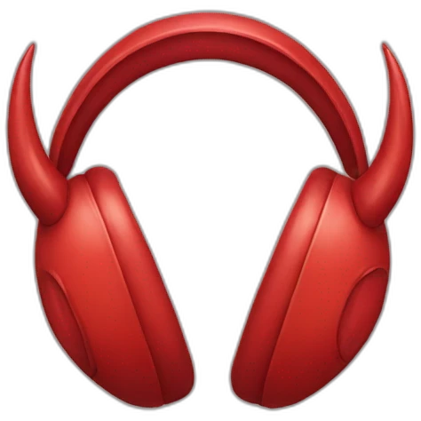 Devil ear listening emoji