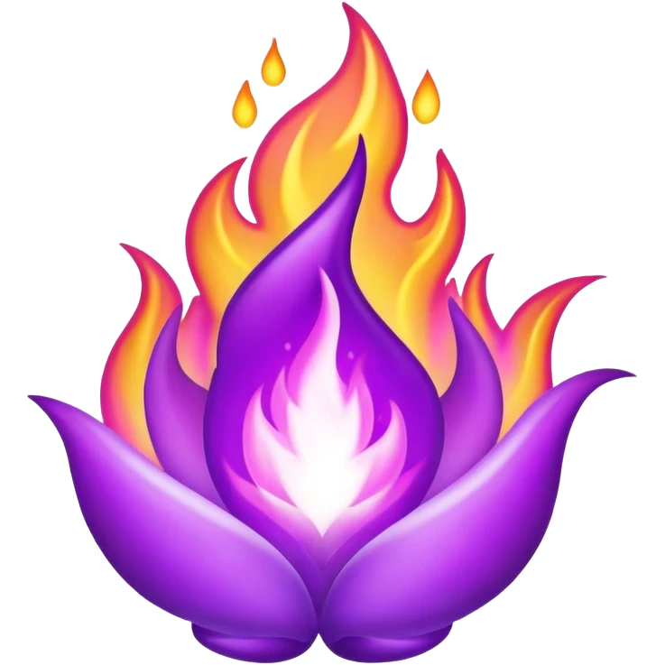 violet flame emoji