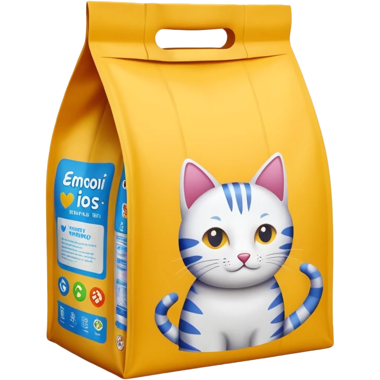 Cat litter bag emoji