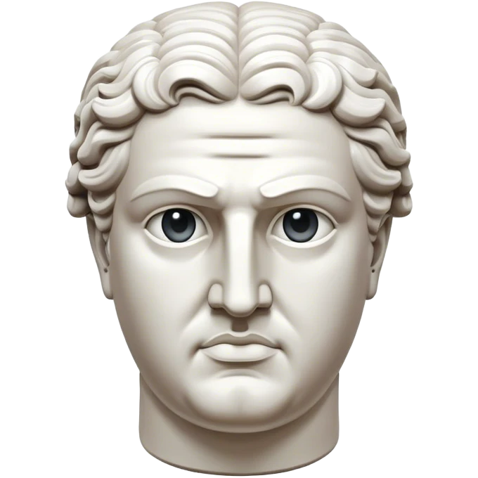 greek plutus statue head emoji