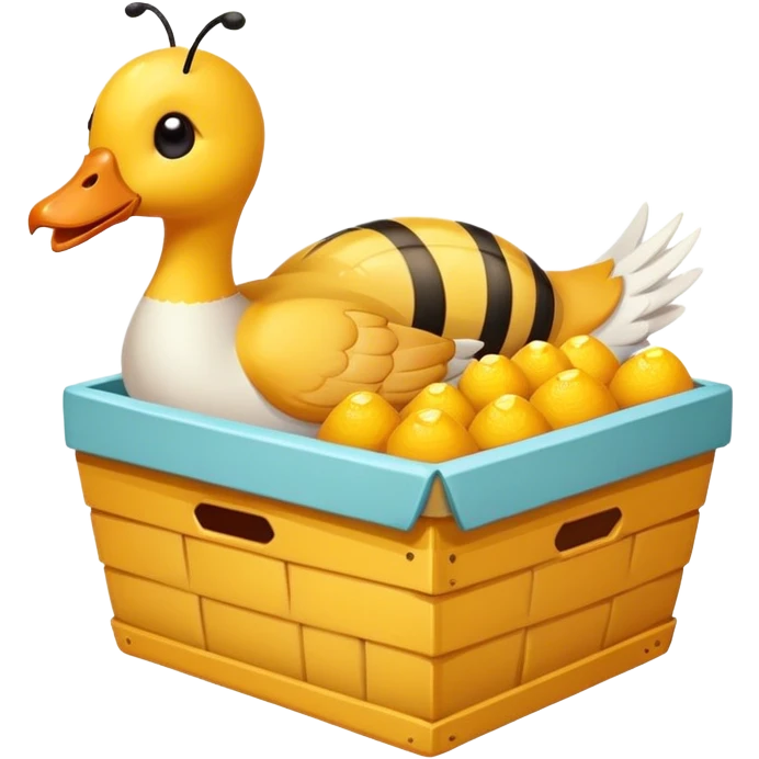 Bee goose hamper emoji