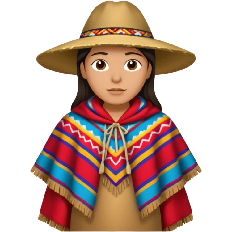 poncho andin emoji