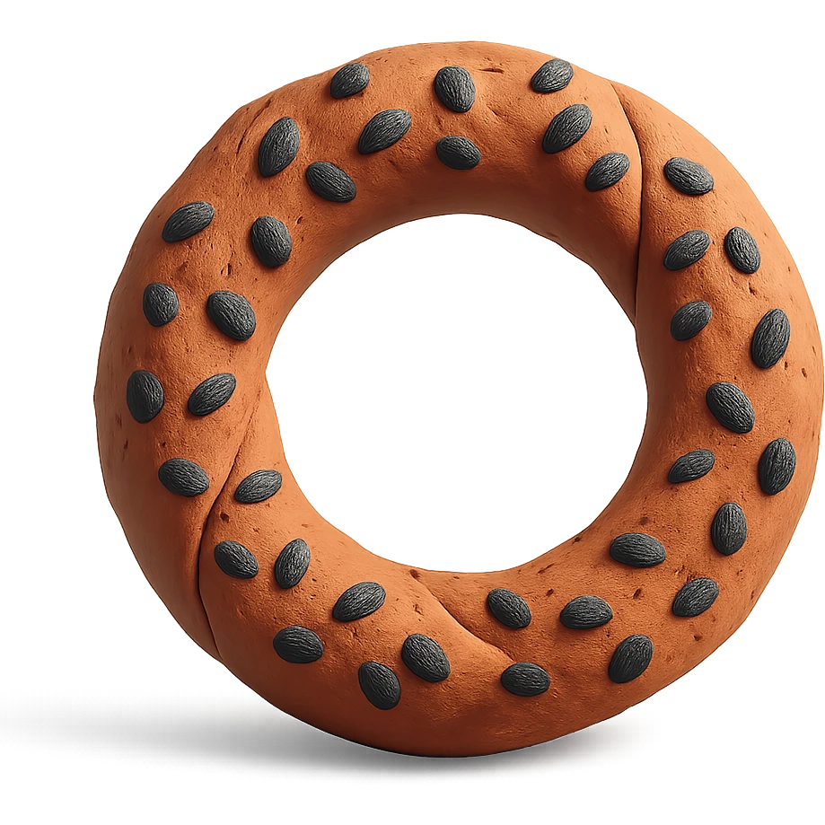 claymation style simit emoji