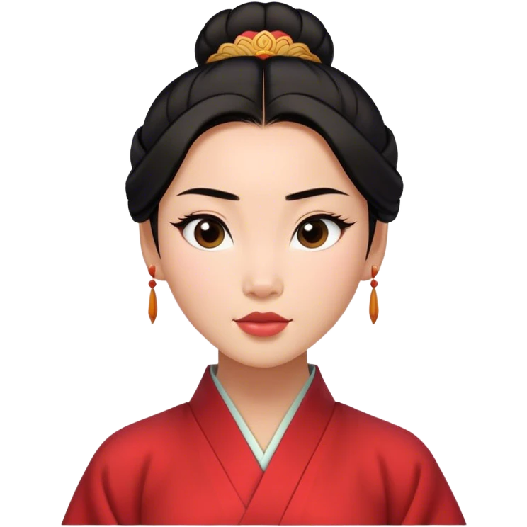 Cinematic Realistic Timeless Mulan Portrait, featuring a serene and confident Mulan with intricately detailed, natural light skin and precisely styled dark hair in a traditional bun. Her expression is calm and assured, and her simple, traditional robe is rendered with realistic textures and delicate, natural folds that catch the light beautifully. The portrait is illuminated by soft, ambient light that creates a natural, radiant finish and subtle glowing outline, perfectly capturing her enduring beauty and quiet strength in a timeless, realistic manner. emoji