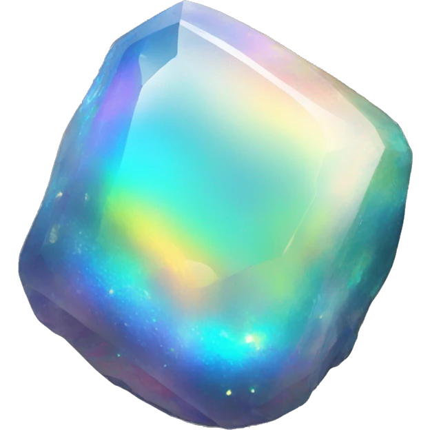 Iridescent Rainbow Opal Gemstone emoji