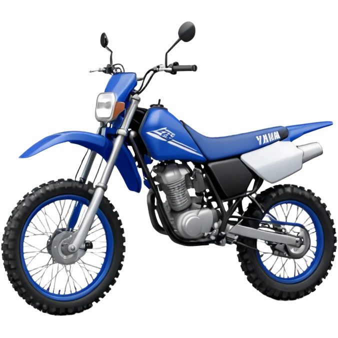 blue yamaha 250 dirt bike emoji