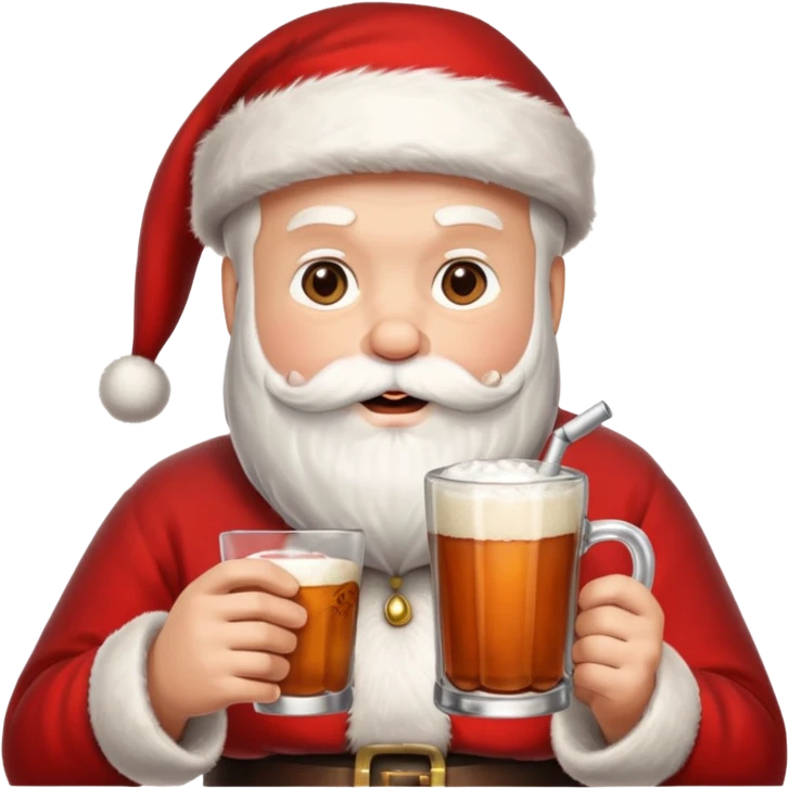 santa class tomando mate emoji