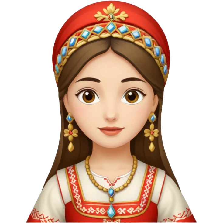 Girl Serbian orthodox folklore dancing emoji