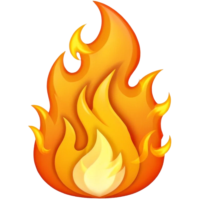 fire hot emoji