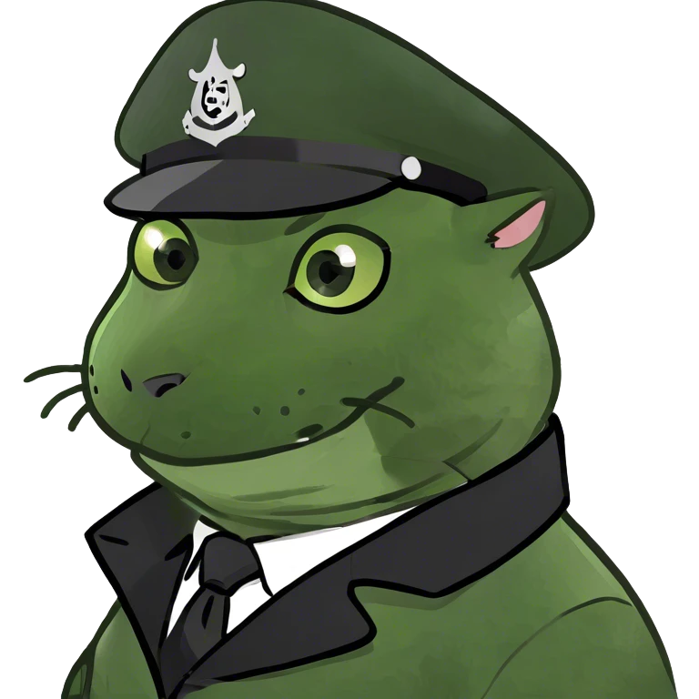 Smirking cat with a mafia boss coat and hat  emoji