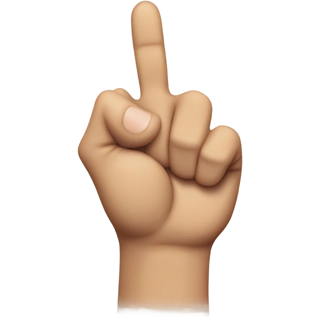 hand that shows rock up sign  emoji