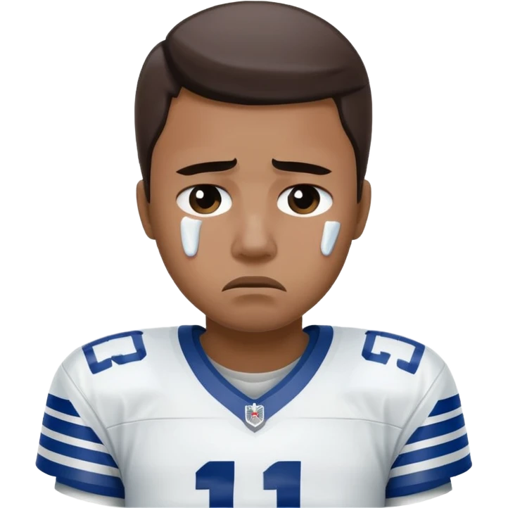 Dallas cowboys crying emoji