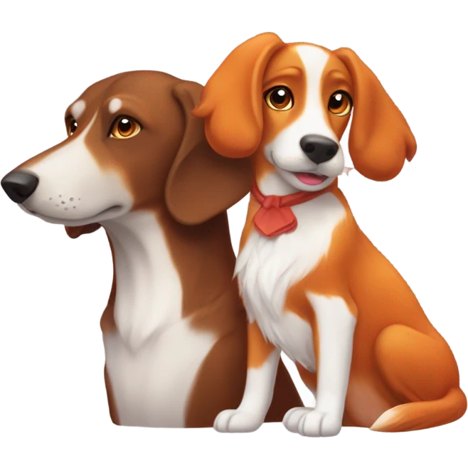 Copper and Tod from the fox and the hound emoji