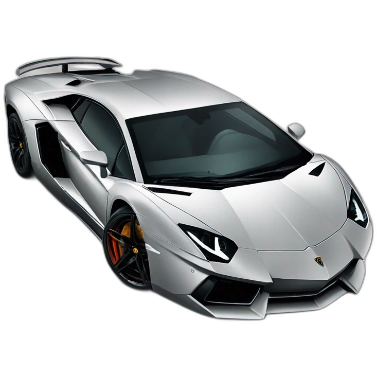Lamborghini aventador emoji
