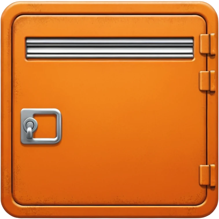 locker orange emoji