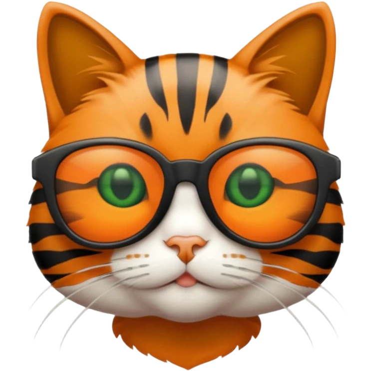 Cat wearing sunglasses emoji