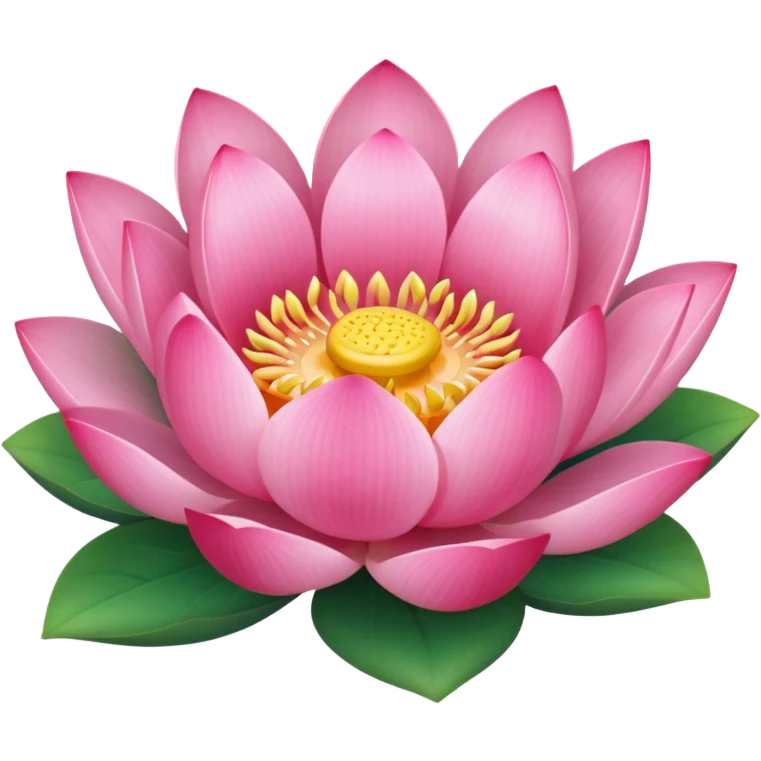 pink lotus circle leaf circle circle emoji