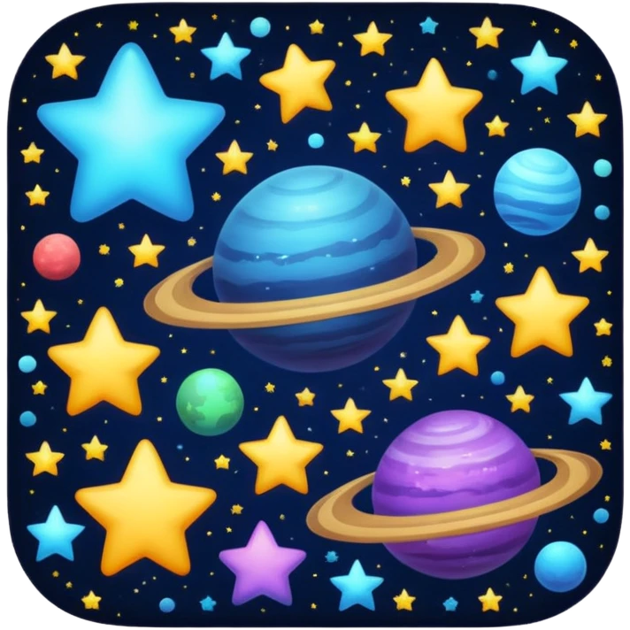 stars and galaxies emoji