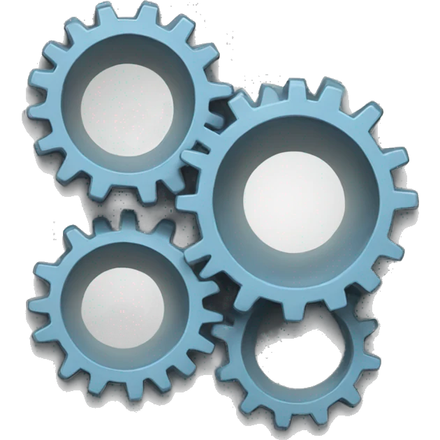 two gears emoji