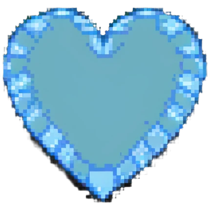 pixelated heart emoji