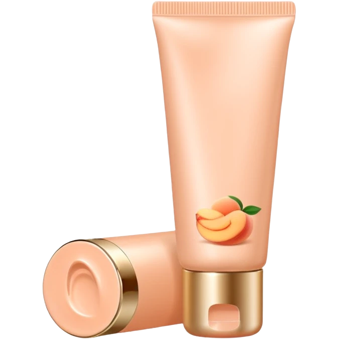 pale peach skincare tube emoji