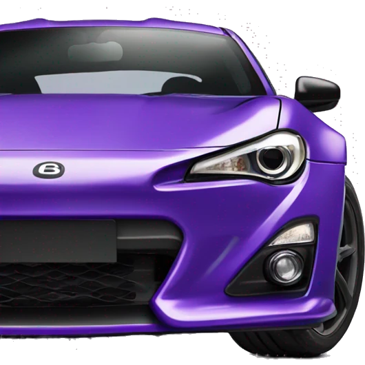 purple gt86 with a spoiler  emoji