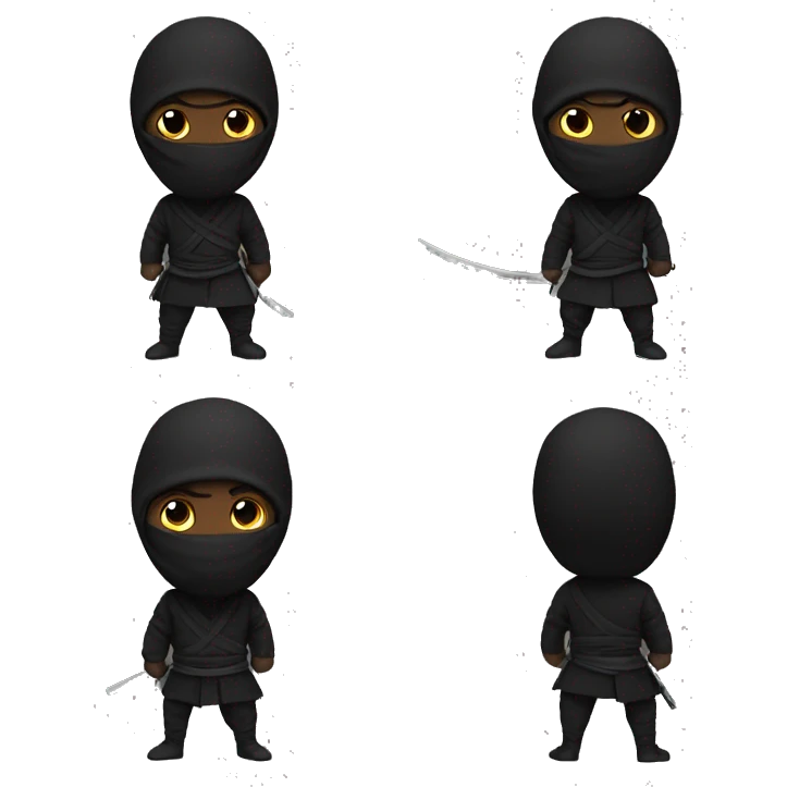 Ninja black emoji emoji