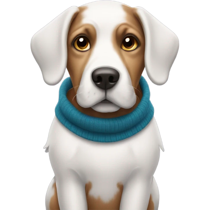 Dog in jumper emoji