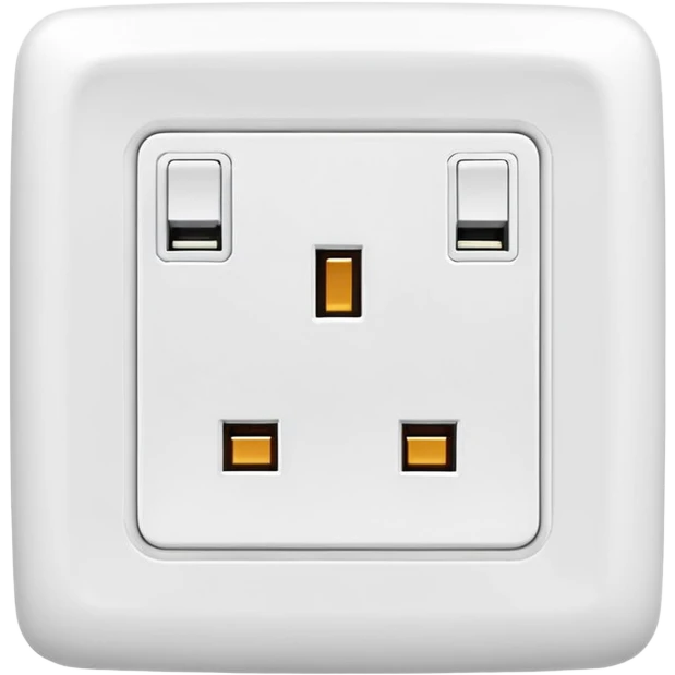 White European Charger wall outlet emoji