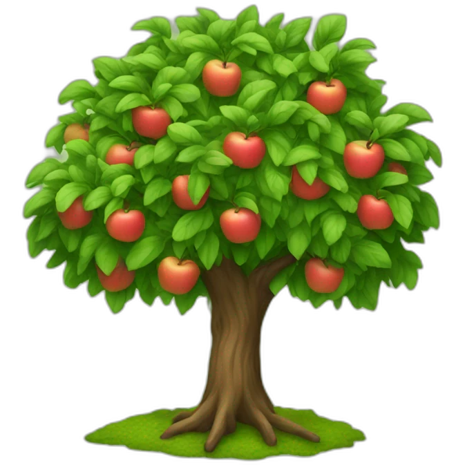 apple tree emoji