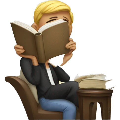 reading emoji