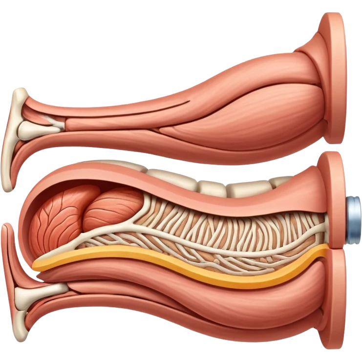 Human body muscle anatomy emoji