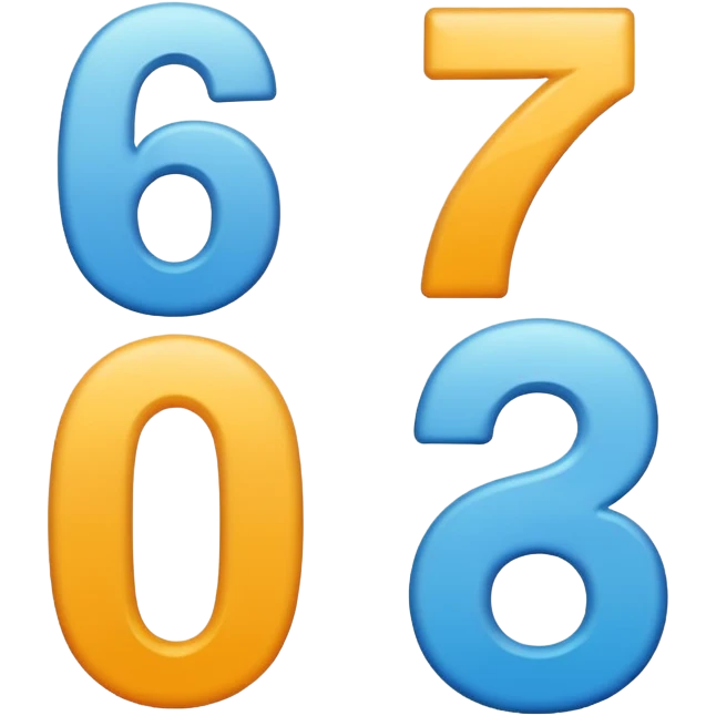 6 7 emoji