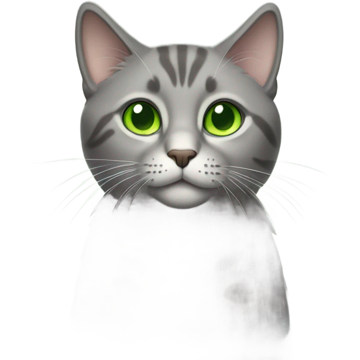 Gray cat  emoji