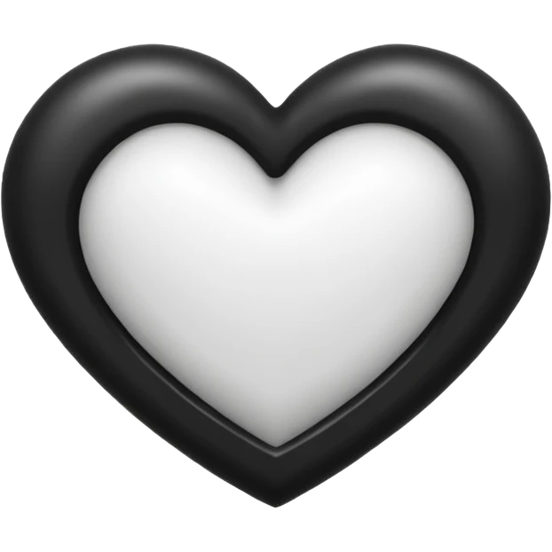 🖤🤍 emoji