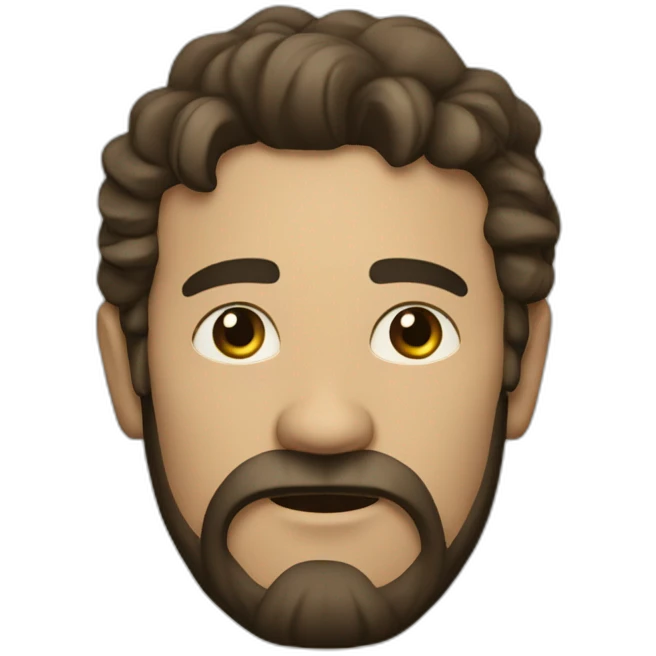 Hombre y pentagrama emoji