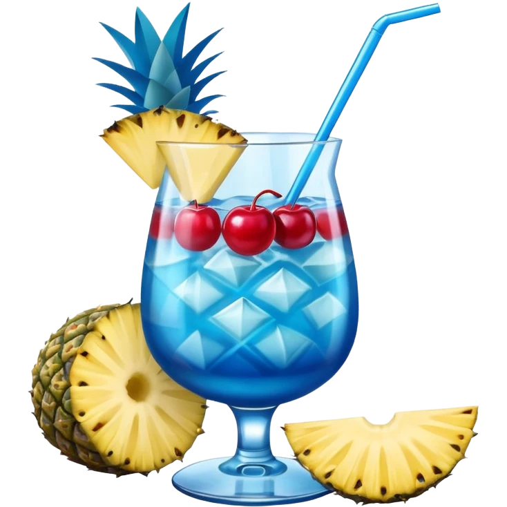 Blue Hawaii emoji
