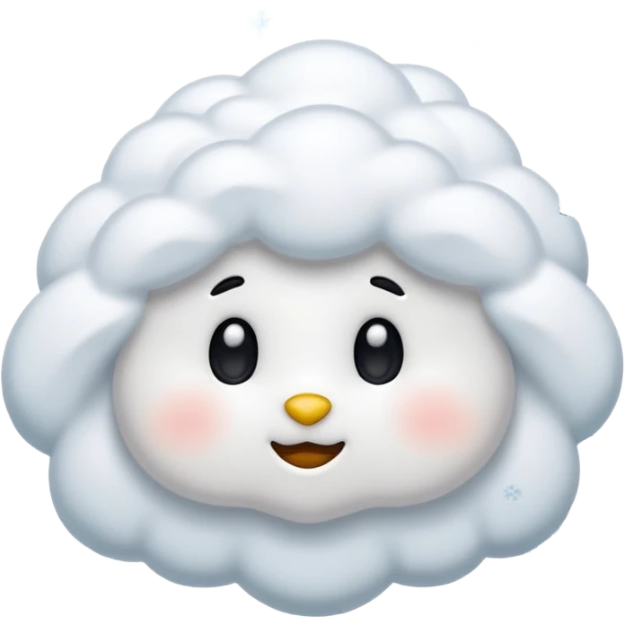 Snow fall emoji