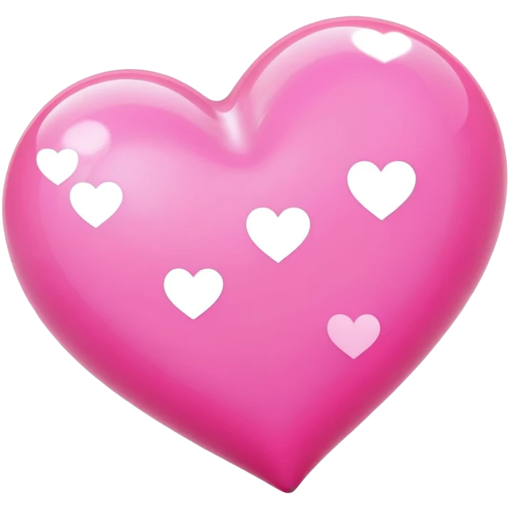 Pink hearts emoji